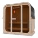 Záhradná sauna Cube pre 3 osoby s pecou 3,6 kW