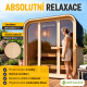 Záhradná sauna Cube pre 3 osoby s pecou 3,6 kW