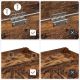 Úložná lavica VASAGLE 100×40×46 cm, rustikálna hnedá