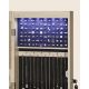 Závesná šperkovnica s LED osvetlením a zrkadlom 37×120×10 cm