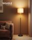 Stojacia lampa s nastaviteľnou výškou 140 - 170 cm