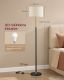 Stojacia lampa s nastaviteľnou výškou 140 - 170 cm