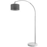 Oblúková lampa s nastaviteľnou výškou 150-175cm, šedá
