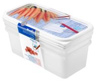 DOMINO súprava dóz do mrazničky 3 x 1,2 L