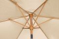 ROJA WOOD Sklápací slnečník 3 m, béžový