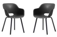 Sada kresiel NOA DUO, grafitová farba