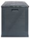 WOOD záhradný plastový úložný box 420 L, grafit