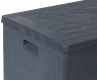 WOOD záhradný plastový úložný box 420 L, grafit