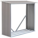 WC-A kovový drevník 182 x 75 x 160 cm