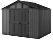 Domček STRONGHOLD 10 x 8, sivý, 304 x 243 x 251 cm