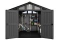 Domček STRONGHOLD 10 x 8, sivý, 304 x 243 x 251 cm