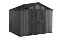 Domček STRONGHOLD 10 x 8, sivý, 304 x 243 x 251 cm