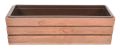 Drevený truhlík s plastovou vložkou 51 cm hnedý borovicový