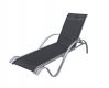 Záhradné ležadlo kovové ZWC-78 čierne - II. akosť