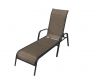 Záhradné lehátko kovové ZWC-52, hnedé