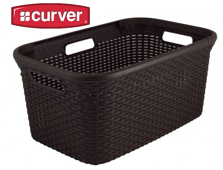 Obrázok Kôš na prádlo RATTAN STYLE 45l hnedý CURVER