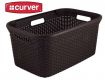 Kôš na prádlo RATTAN STYLE 45l hnedý CURVER