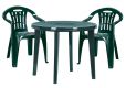 Záhradná stolička MALLORCA – tmavozelená