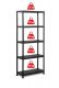 Plastový otvorený regál PLUS 75/5 - 176 x 75 x 32 cm