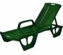 Polohovacie ležadlo FLORIDA zelené