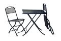 Záhradná kovová skladacia stolička ZWMC-45