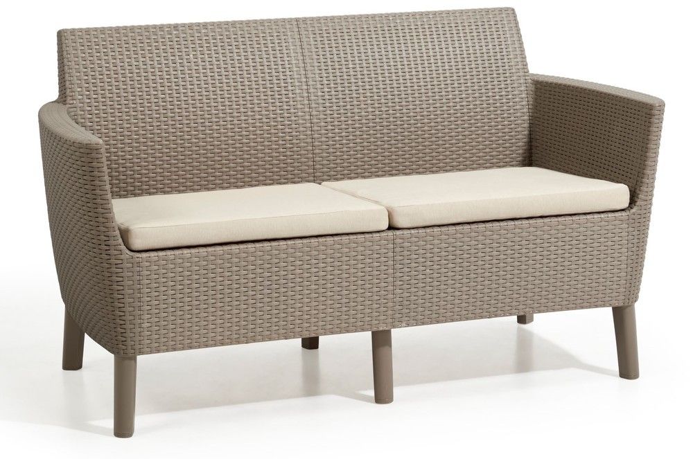 SALEMO dvojmiestna sofa - cappuccino