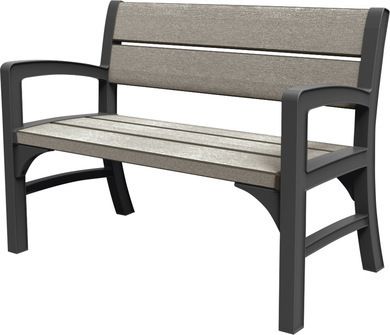 Obrázok ALLIBERT /233159/ LAVICA MONTERO (WLF) DOUBLE SEAT ANTRACIT + GREY