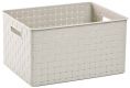Úložný box NUANCE - veľ. L, krémový