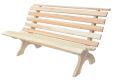 RETRO Drevená lavica - PRÍRODNÁ