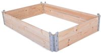 Záhradný vyvýšený záhon skladací borovica FSC 80x60 cm
