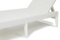 Plastové záhradné lehátko NUMANA, biele