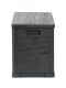 Záhradný plastový box WOODYS 280 L, grafitový