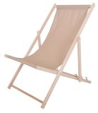 Bahama drevené ležadlo, béžové